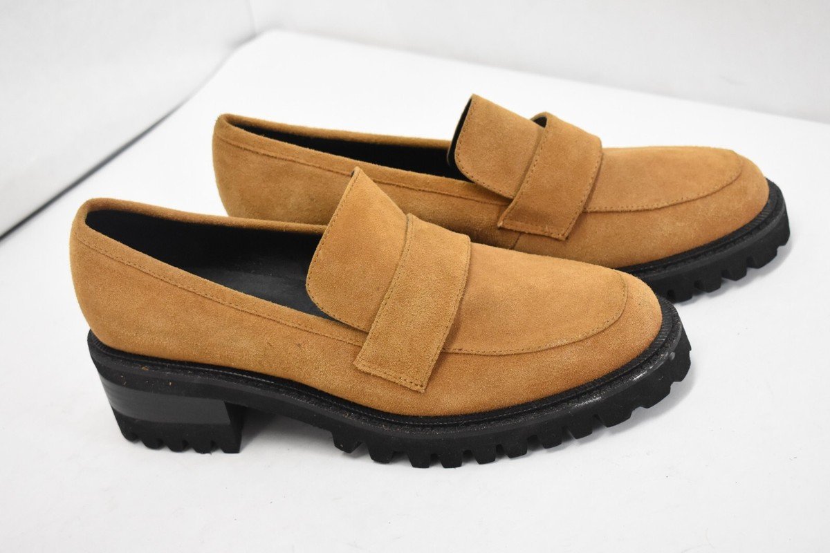 Aerosoles Rodney Platform Loafer in Taupe For Women