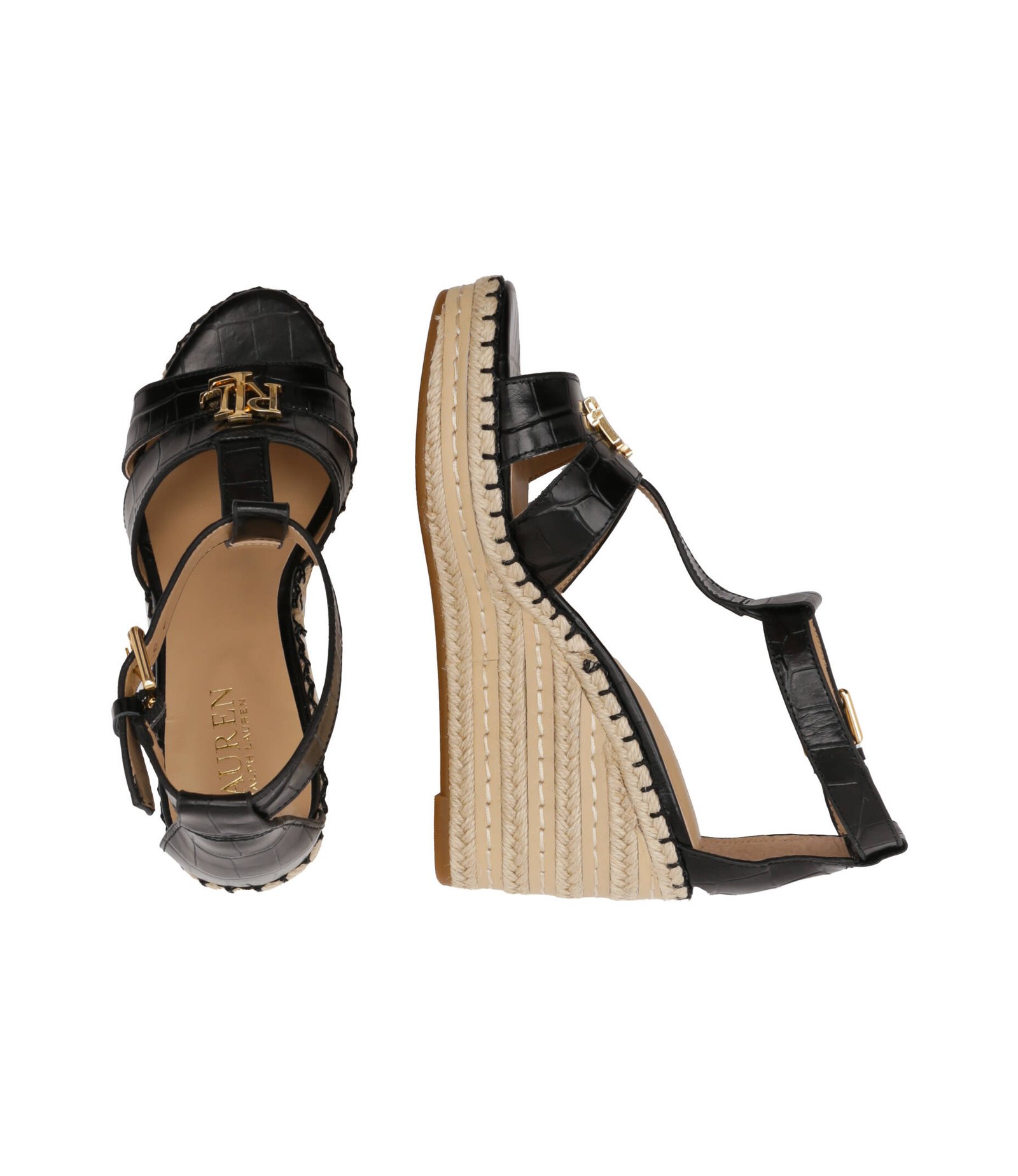 Lauren Ralph Lauren Espadrille Wedge Sandals For Women - Image 2
