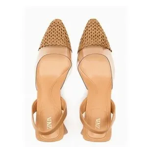 Zara slingback heels with a transparent vinyl For Women - Image 2