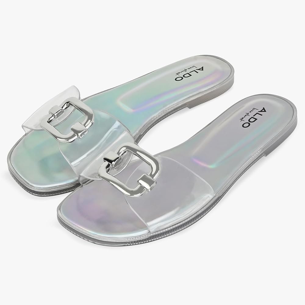 ALDO Jellyicious Transparent Flat Sandals For Women