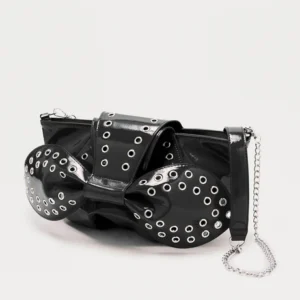 Zara Studded Mini Pouch Bag For Women