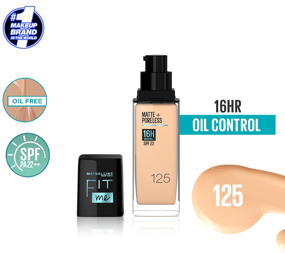 Maybelline Fit Me Matte + Poreless Foundation.