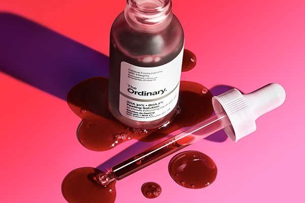 The Ordinary AHA 30% + BHA 2% Peeling Solution.