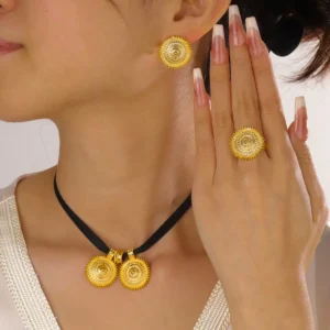 Ethiopian Jewelry Set.