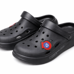Kids Black Clogs
